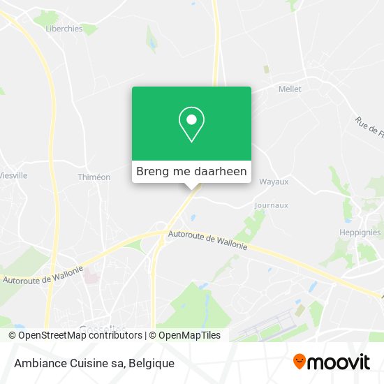 Ambiance Cuisine sa kaart