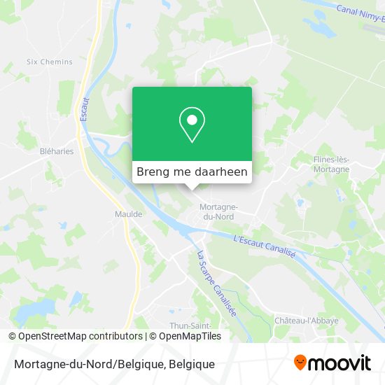 Mortagne-du-Nord/Belgique kaart