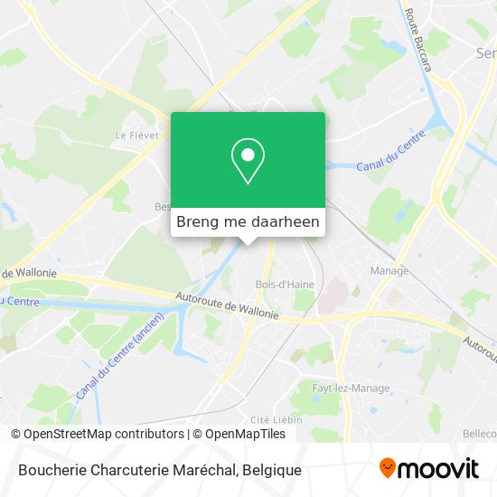 Boucherie Charcuterie Maréchal kaart