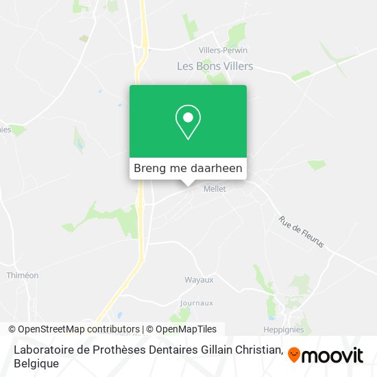 Laboratoire de Prothèses Dentaires Gillain Christian kaart
