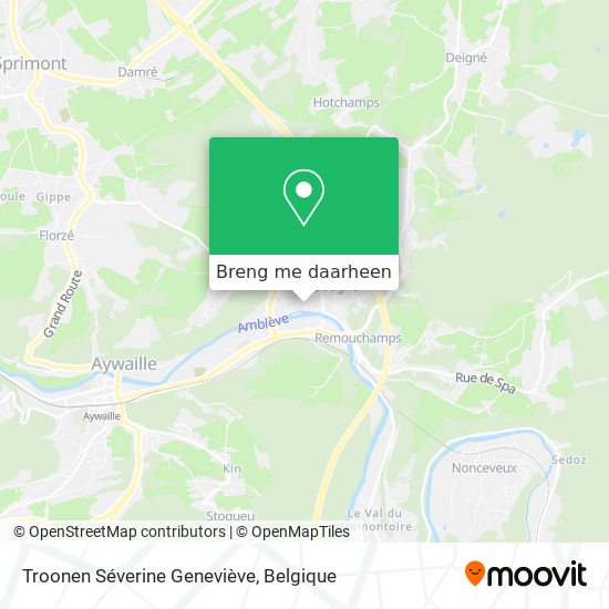 Troonen Séverine Geneviève kaart