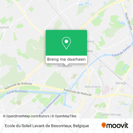 Ecole du Soleil Levant de Besonrieux kaart