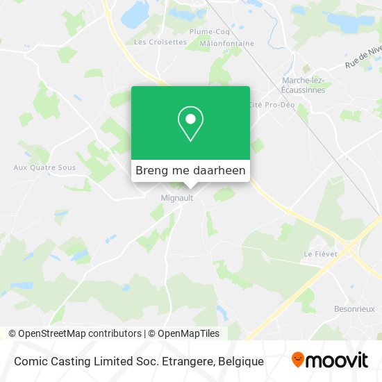 Comic Casting Limited Soc. Etrangere kaart