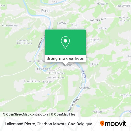 Lallemand Pierre, Charbon-Mazout-Gaz kaart