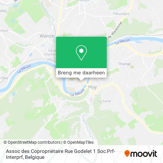 Assoc des Copropriétaire Rue Godelet 1 Soc.Prf-Interprf kaart