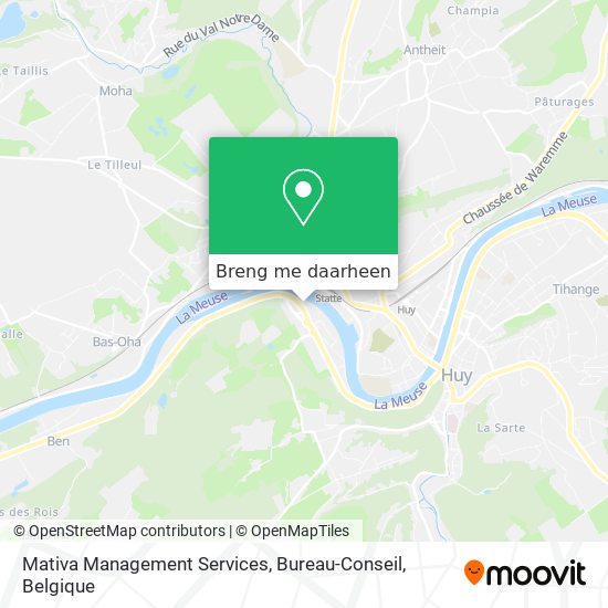 Mativa Management Services, Bureau-Conseil kaart