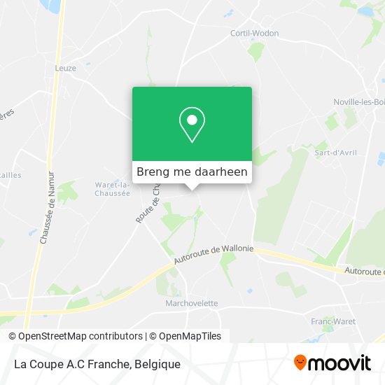 La Coupe A.C Franche kaart