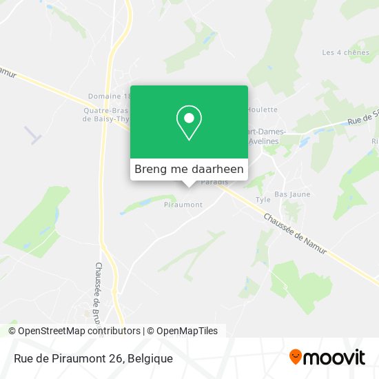Rue de Piraumont 26 kaart
