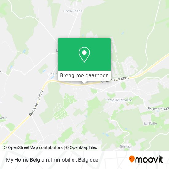 My Home Belgium, Immobilier kaart