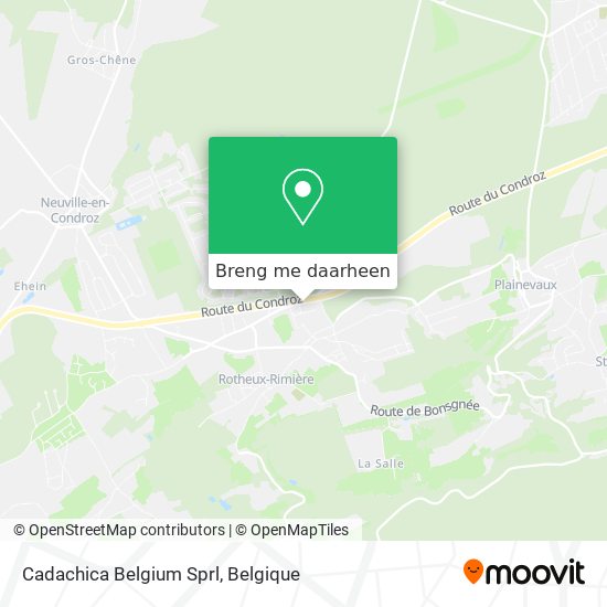 Cadachica Belgium Sprl kaart