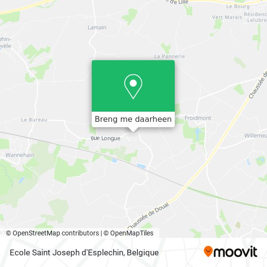 Ecole Saint Joseph d'Esplechin kaart