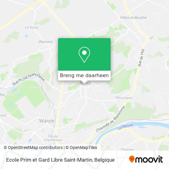 Ecole Prim et Gard Libre Saint-Martin kaart