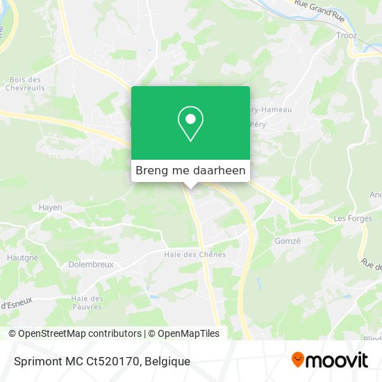 Sprimont MC Ct520170 kaart