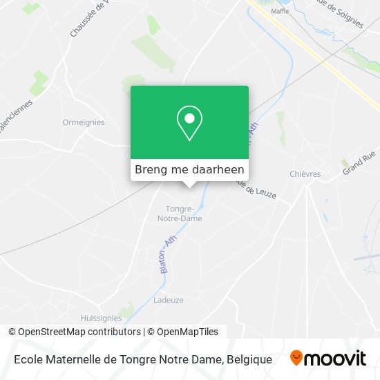 Ecole Maternelle de Tongre Notre Dame kaart