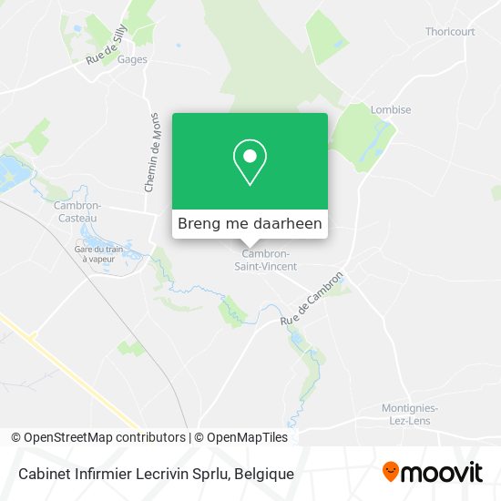 Cabinet Infirmier Lecrivin Sprlu kaart
