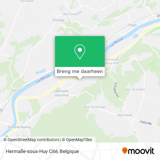 Hermalle-sous-Huy Cité kaart