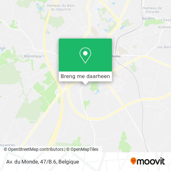 Av. du Monde, 47/B.6 kaart