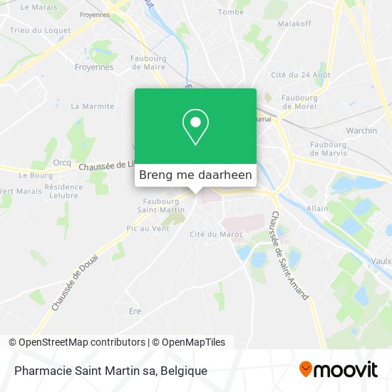 Pharmacie Saint Martin sa kaart