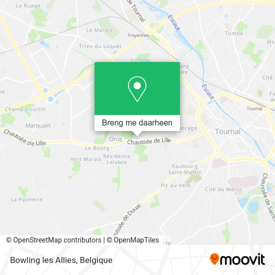 Bowling les Allies kaart