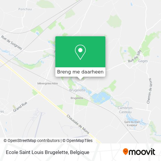 Ecole Saint Louis Brugelette kaart