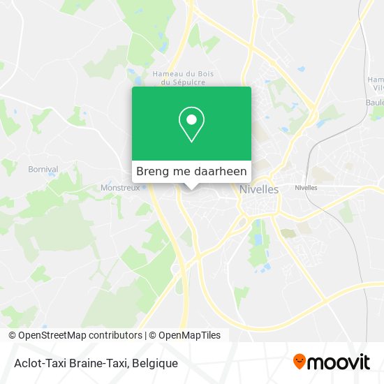 Aclot-Taxi Braine-Taxi kaart