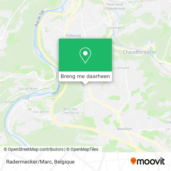 Radermecker/Marc kaart