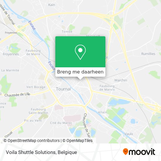 Voila Shuttle Solutions kaart