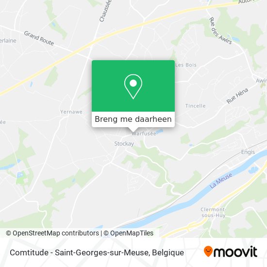 Comtitude - Saint-Georges-sur-Meuse kaart