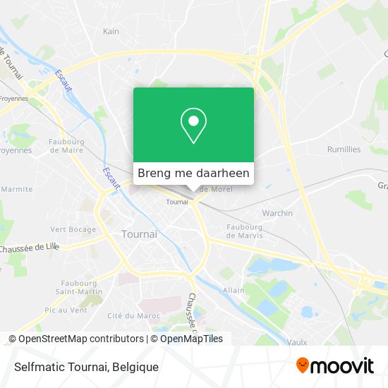 Selfmatic Tournai kaart