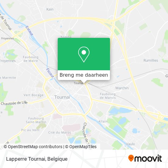 Lapperre Tournai kaart