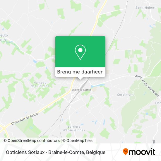 Opticiens Sotiaux - Braine-le-Comte kaart