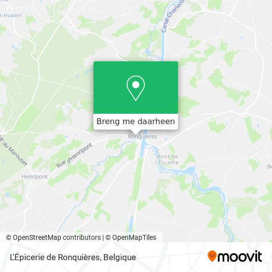 L'Épicerie de Ronquières kaart