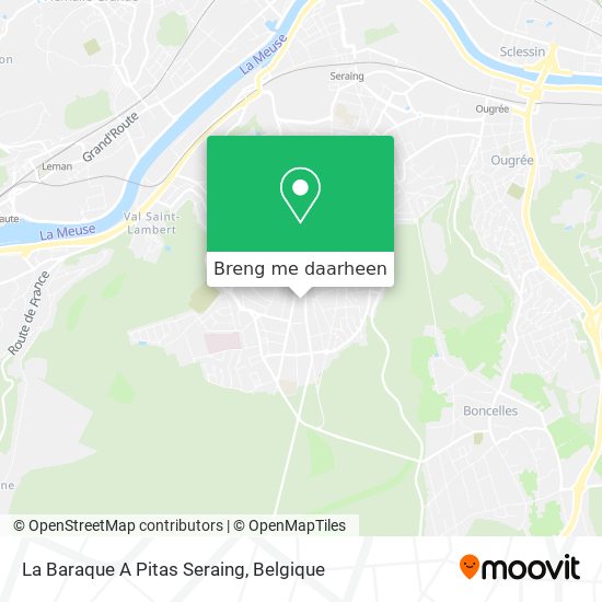 La Baraque A Pitas Seraing kaart