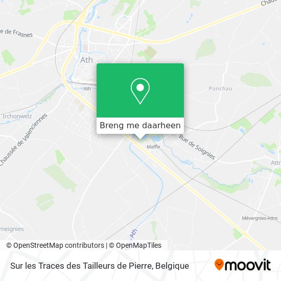 Sur les Traces des Tailleurs de Pierre kaart