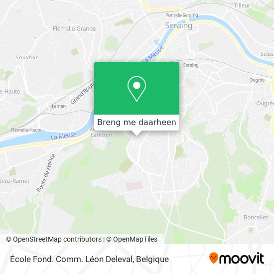 École Fond. Comm. Léon Deleval kaart