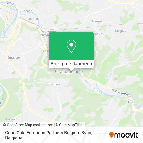 Coca-Cola European Partners Belgium Bvba kaart