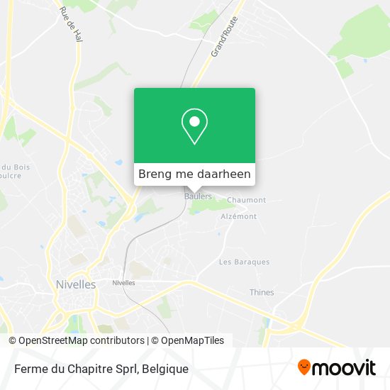 Ferme du Chapitre Sprl kaart