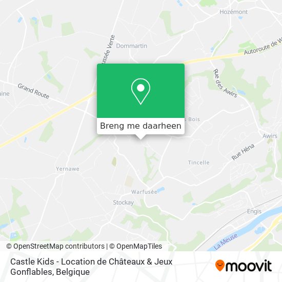 Castle Kids - Location de Châteaux & Jeux Gonflables kaart