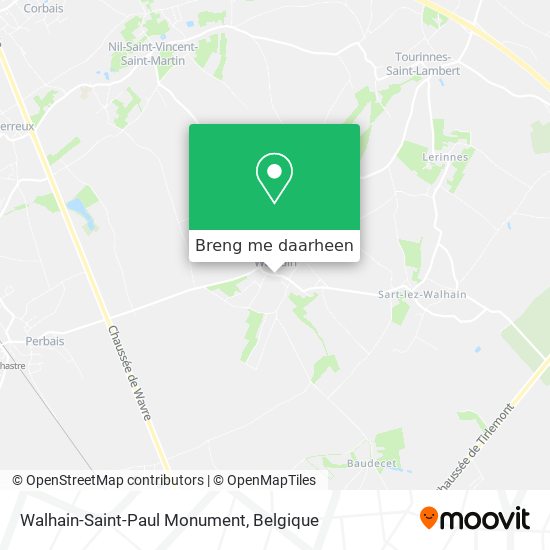 Walhain-Saint-Paul Monument kaart