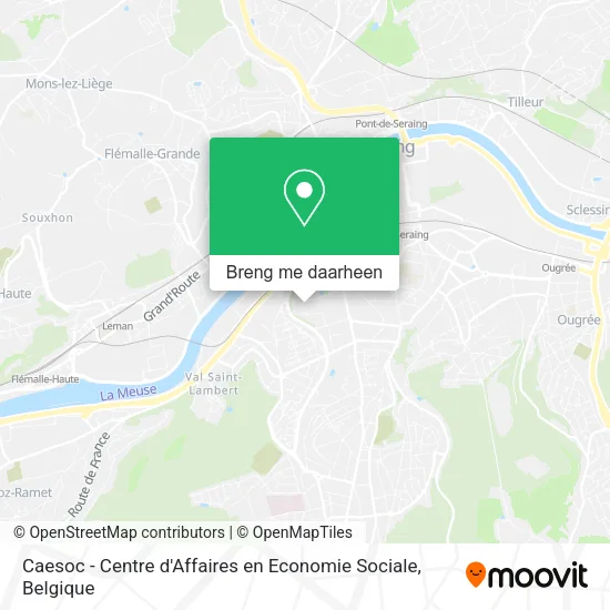 Caesoc - Centre d'Affaires en Economie Sociale kaart