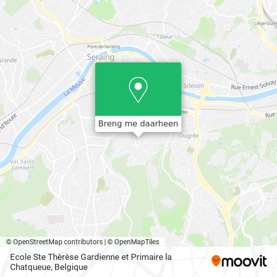 Ecole Ste Thèrèse Gardienne et Primaire la Chatqueue kaart