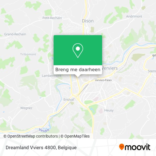 Dreamland Vviers 4800 kaart