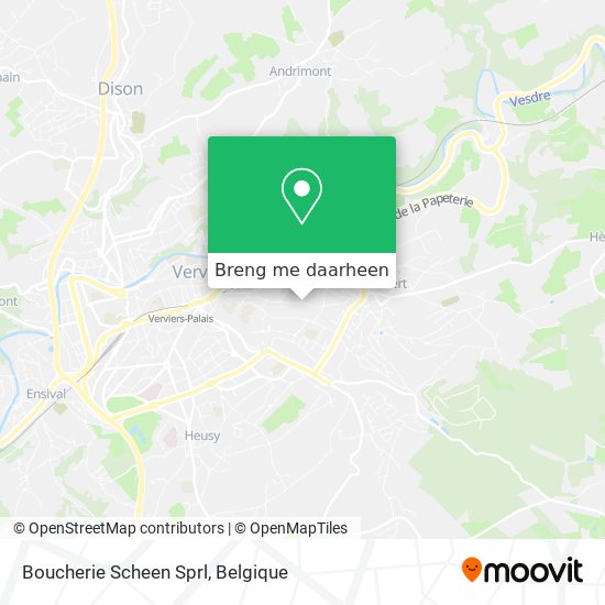 Boucherie Scheen Sprl kaart