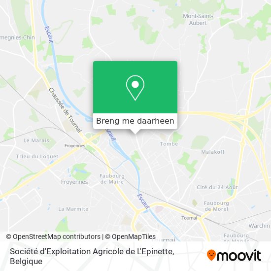 Société d'Exploitation Agricole de L'Epinette kaart