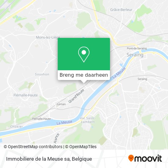 Immobiliere de la Meuse sa kaart