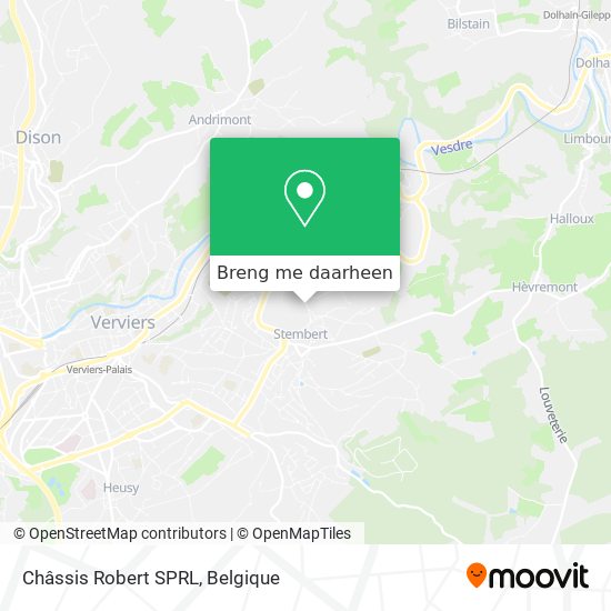 Châssis Robert SPRL kaart