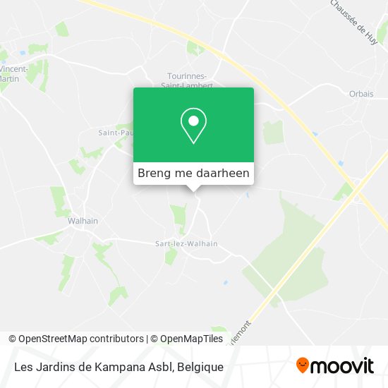 Les Jardins de Kampana Asbl kaart