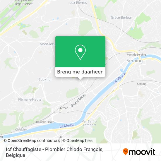 Icf Chauffagiste - Plombier Chiodo François kaart