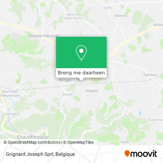 Grignard Joseph Sprl kaart