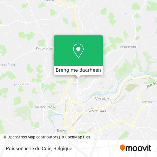 Poissonnerie du Coin kaart